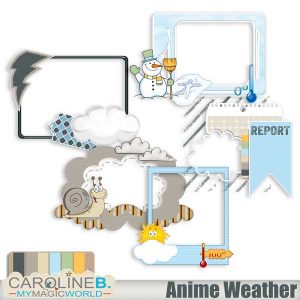 Anime Weather Frame Clusters