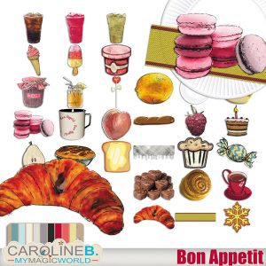 Bon Appetit Embellishments