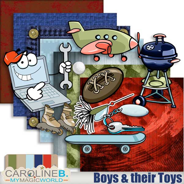 Boys and Their Toys 2 Pack