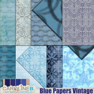 Blue Papers Vintage