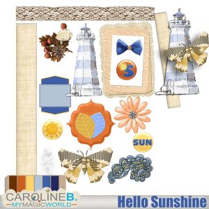 Hello Sunshine Embellishments