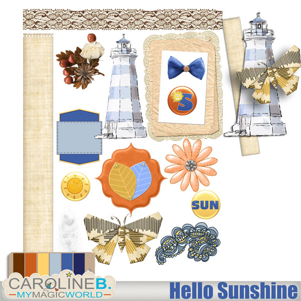 Hello Sunshine Embellishments
