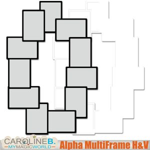 Alpha Multiframes H and V 0