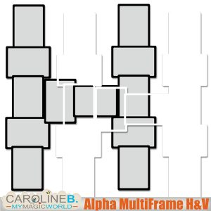 Alpha Multiframes H and V-H