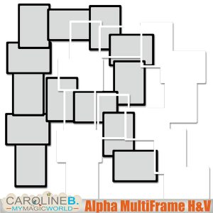 Alpha Multiframes H and V-R