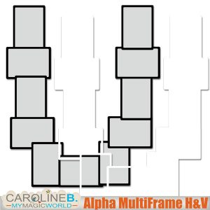 Alpha Multiframes H and V-U