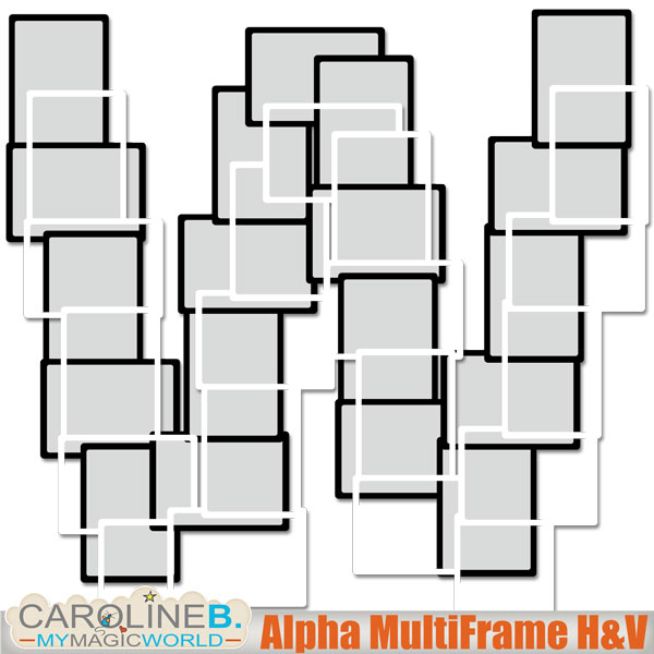 Alpha Multiframes H and V-W