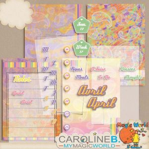 April A4 Planner Do-It-Yourself