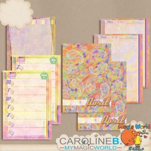 April A5 Planner Ready-2-Print