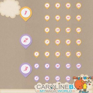 April Planner Numbers