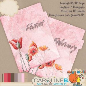 February Planner Divider