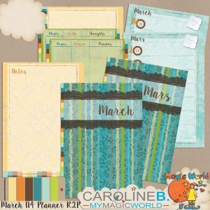 March A4 Planner Ready-2-Print