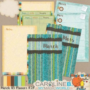 March A5 Planner Ready-2-Print