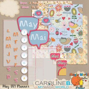 May A4 Planner Do-It-Yourself