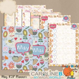 May A5 Planner Ready-2-Print