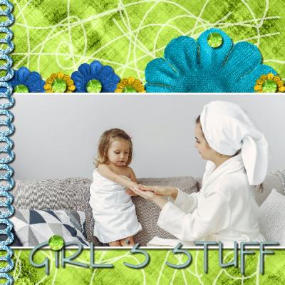 A Girl's Bedroom 12x12 PB-015
