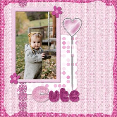 Baby Rosy Rose 12x12 Album-001