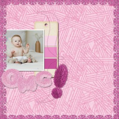 Baby Rosy Rose 12x12 Album-002