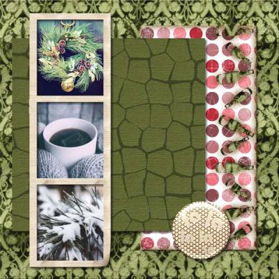 Happy Noel 12x12 PB-004
