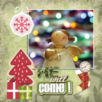 Happy Noel 12x12 PB-020