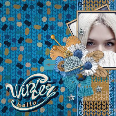 Winter Woolies layout 1