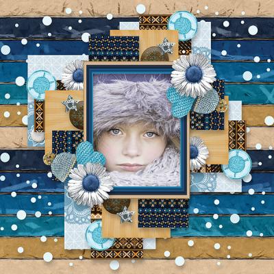 Winter Woolies layout 2