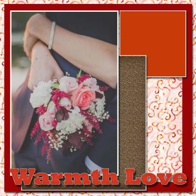 Warmth Love 12x12 PB-001
